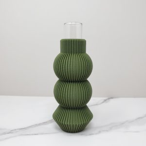 Bud Vase, Olive Green