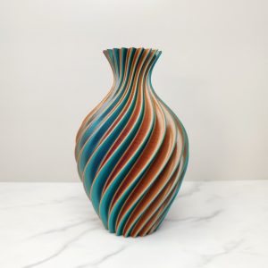 Large Spiral Vase, Dusk to Dawn