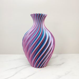 Large Spiral Vase, Tri Light