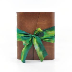 Mossy Gem One of a Kind Leather Journal