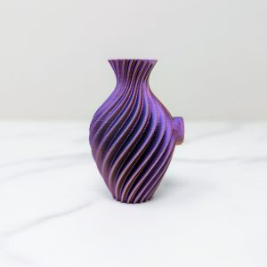 Vase Magnet - Spiral, Dusk to Dawn