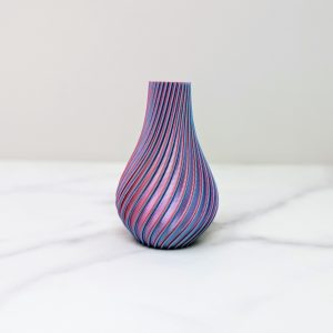 Vase Magnet - Bulb, Pastel Rainbow