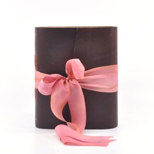 Peach Blossom One of a Kind Leather Journal