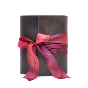 Pomegranate One of a Kind Leather Journal