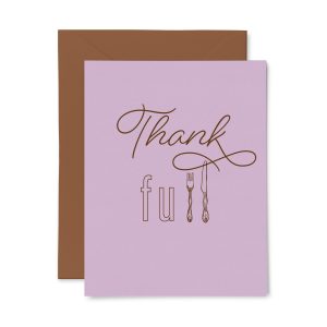ThankFULL Thanksgiving | Holiday | Letterpress Greeting Card